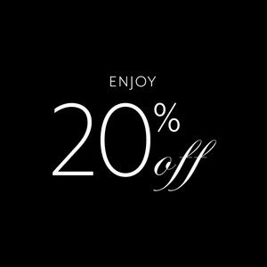 Today enjoy 20% off my closet!